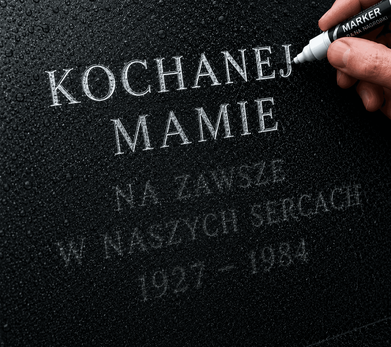 GravPen™ - profesjonalne odnowienie napisów na nagrobkach